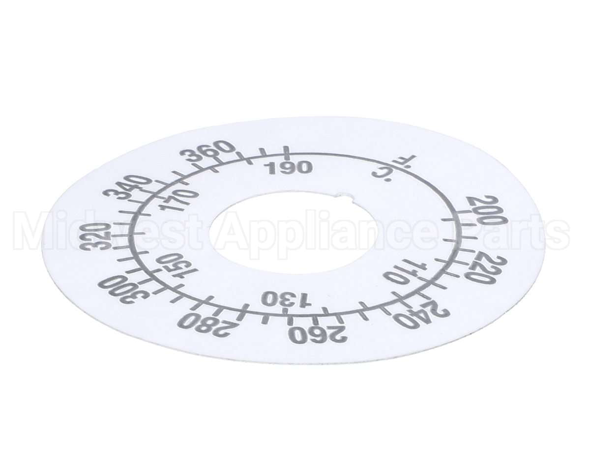 8022198 Frymaster Label, Tmt Dial Econo Fryer