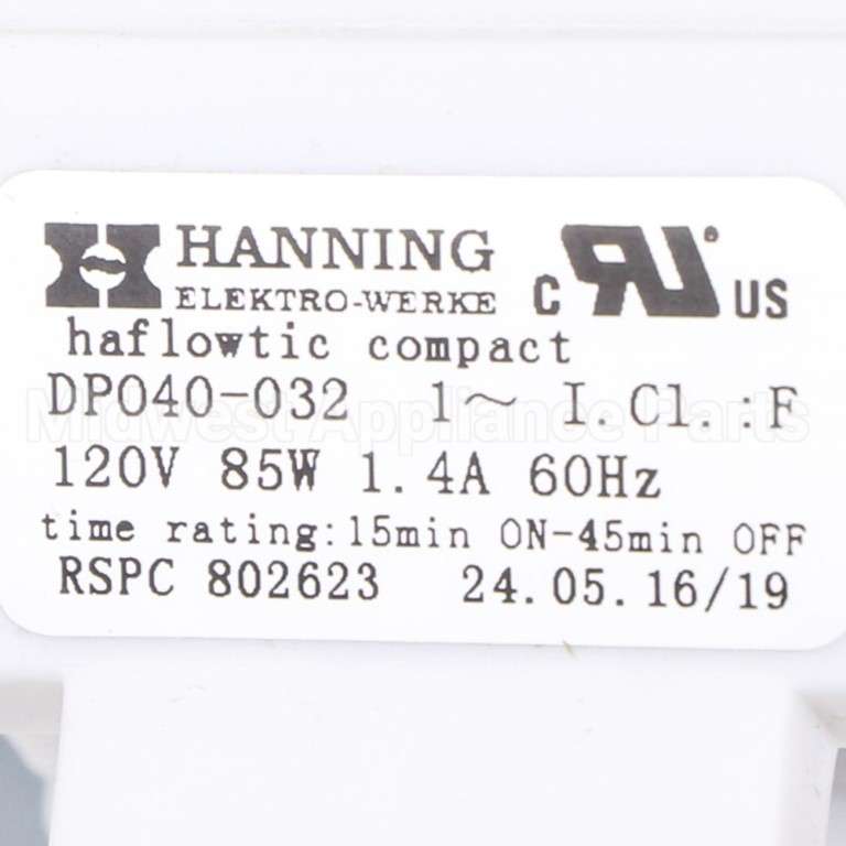 802623P Speed Queen Pump Drain-120/60 Synchronous