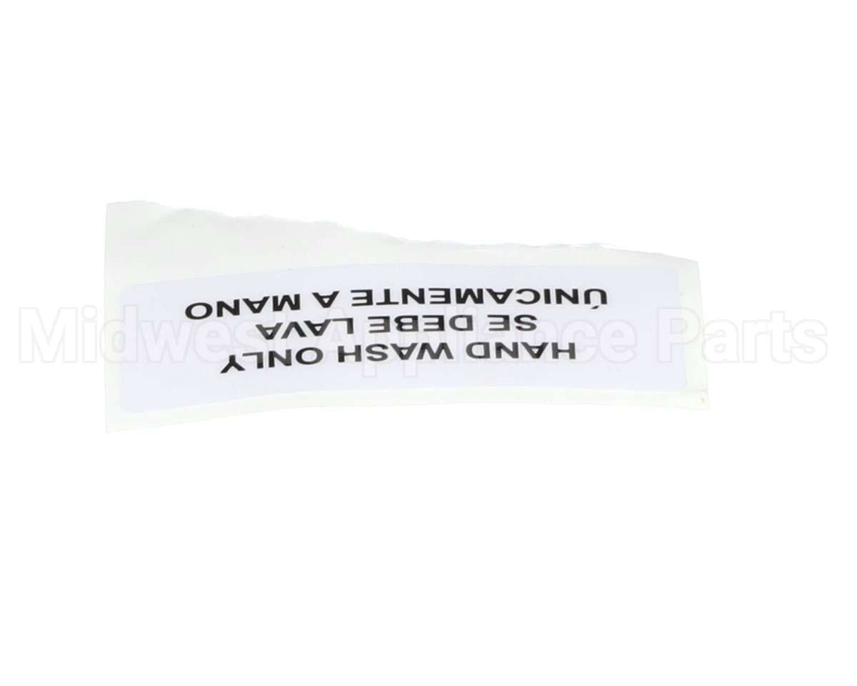 80314 Server Hand Wash Only Label