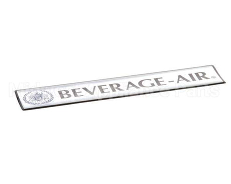 806-313B-01 Beverage Air Nameplate - Beverage-Air Large