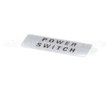 806-329D Beverage Air Label Power Switch H
