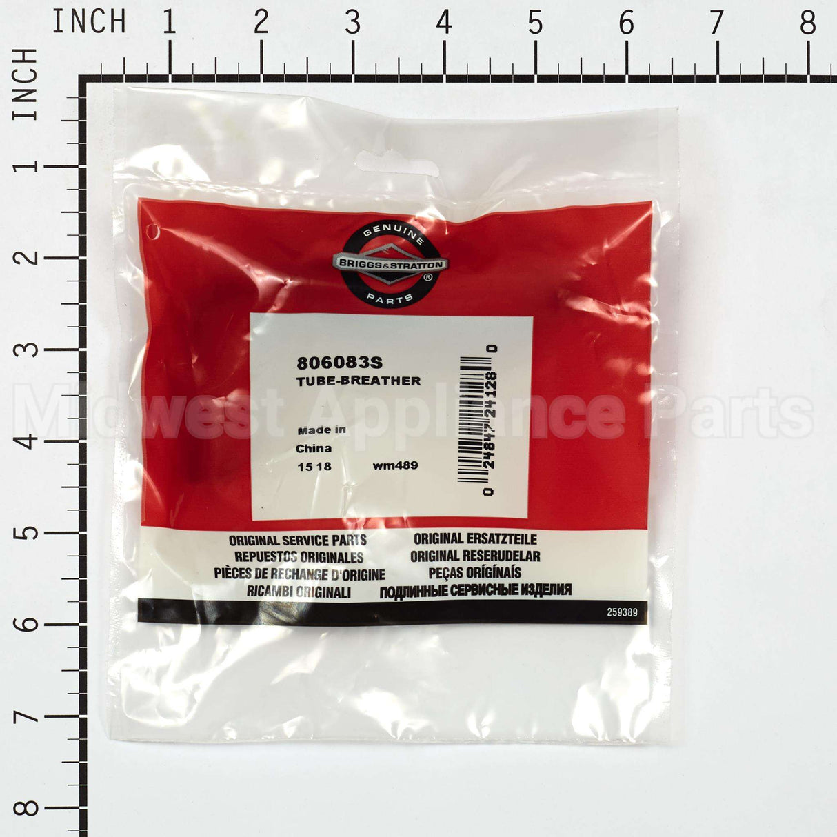 806083S Briggs & Stratton Tube-Breather