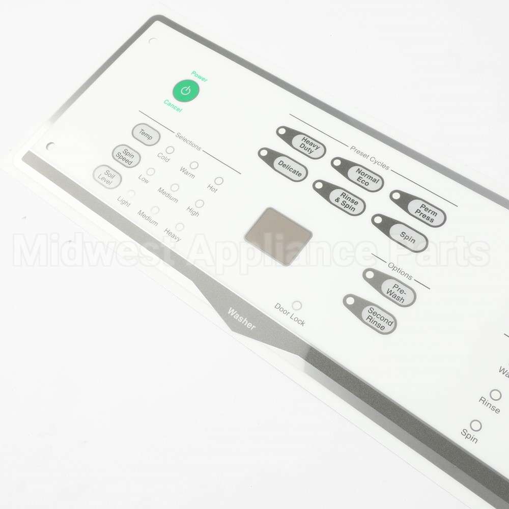 806121 Speed Queen Overlay,Control Swd Hec H2/H1-Sq E-Star