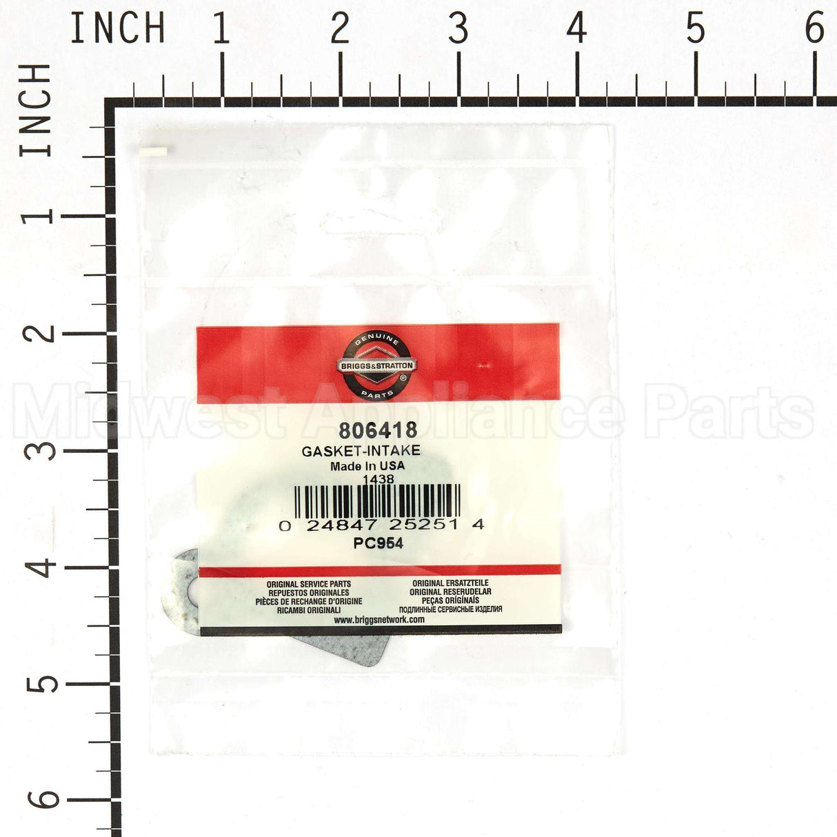 806418 Briggs & Stratton Gasket Intake