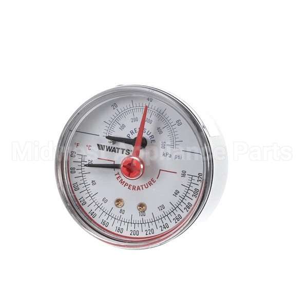 807000081 Compatible Rinnai T&P Gauge 1/4" Npt + Lock 1/2"