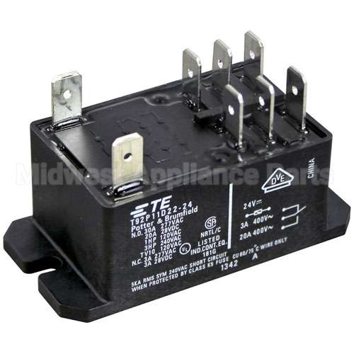 8074482 Compatible Frymaster 2Pl 30A 24V Coil Rela Dpdt