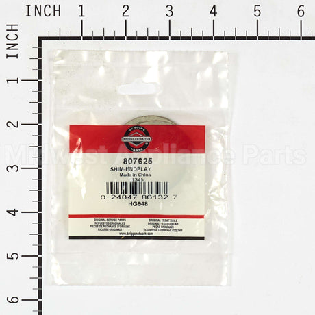 807625 Briggs & Stratton Shim-Endplay