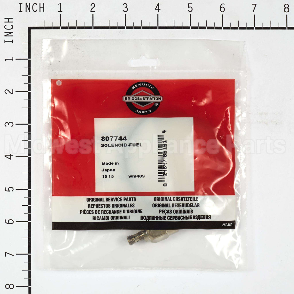 807744 Briggs & Stratton Solenoid-Fuel