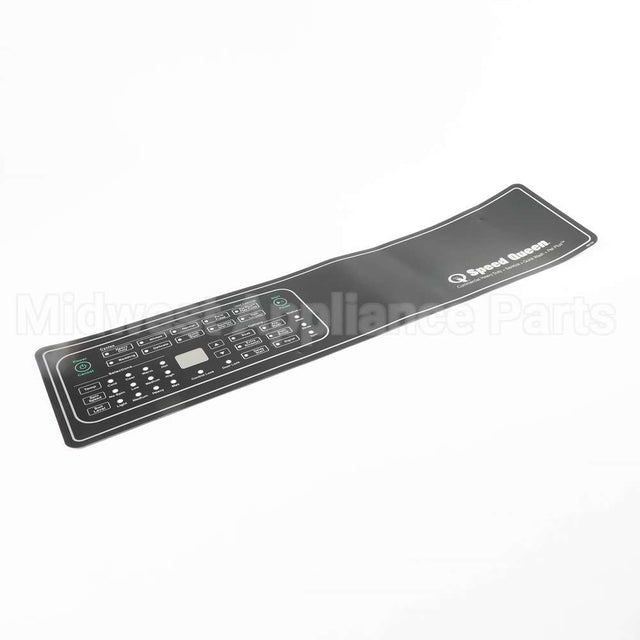 808155 Speed Queen Overlay,Control Flw Fc H6 Hec-Sq Black