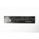 808155 Speed Queen Overlay,Control Flw Fc H6 Hec-Sq Black