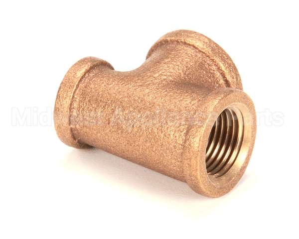 100676 Cleveland Tee;1/2Inx3/8 Inx1/2 In; Brass