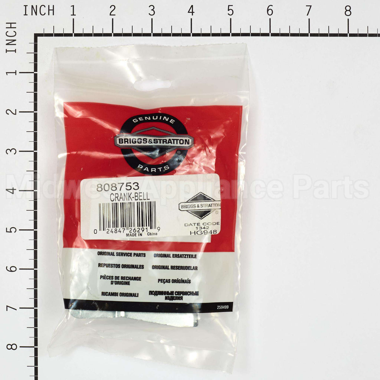 808753 Briggs & Stratton Crank-Bell