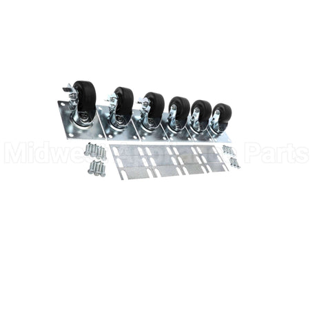 809744 TRUE Caster Kit Set Of 6-3"