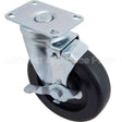 8100357 Compatible Dean Caster W/Br Plate 5"