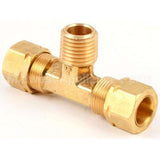8130301 Compatible Frymaster Mle 3/8X1/4Nptx3/8 Tee Brass