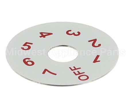 82-0141 Beverage Air Dial Plate - Thermostat