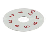 82-0141 Beverage Air Dial Plate - Thermostat