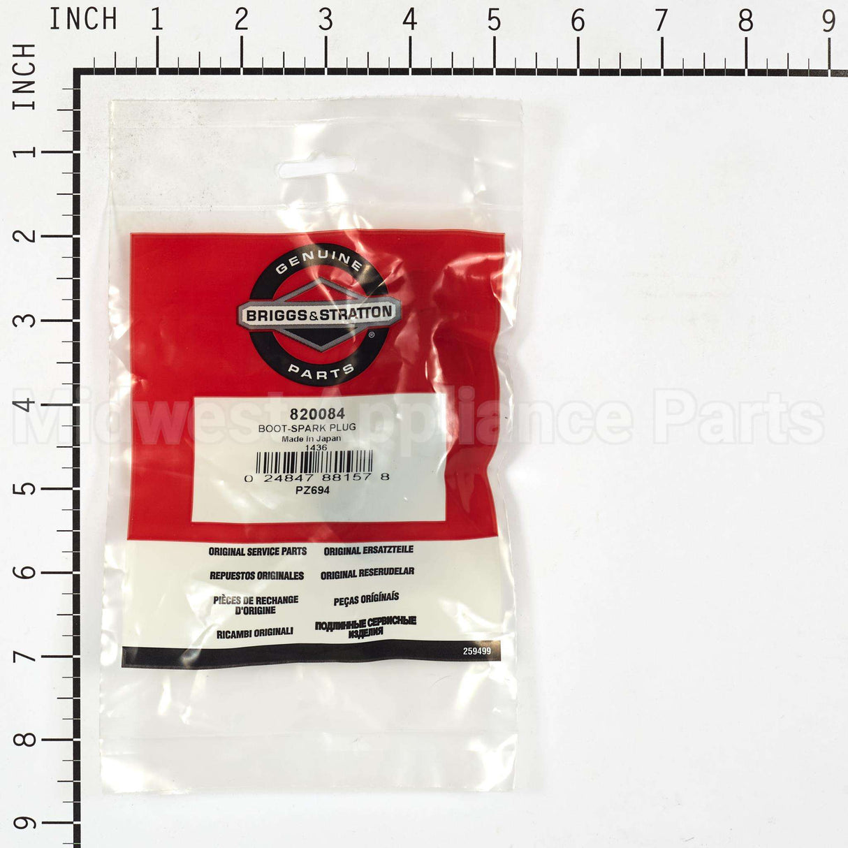 820084 Briggs & Stratton Boot Spark Plug