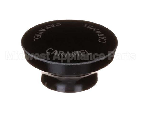 82023-024 Server Black Knob, Engraved Caramel