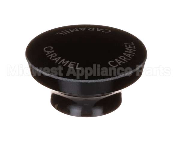 82023-024 Server Black Knob, Engraved Caramel