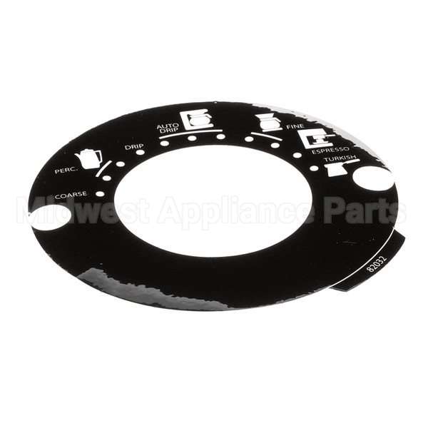 82032 Compatible Grindmaster Decal, Grnd Sel 875 Blk