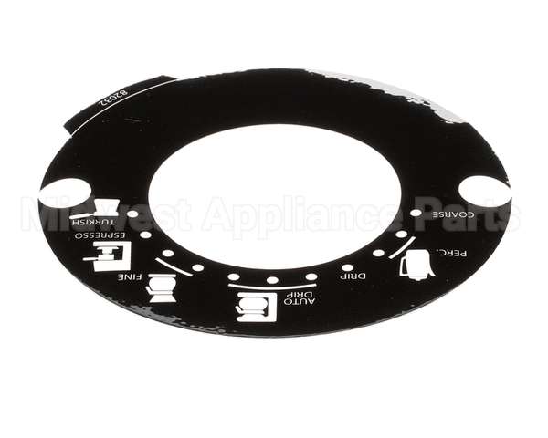 82032 Grindmaster Cecilware Decal, Grnd Sel 875 Blk