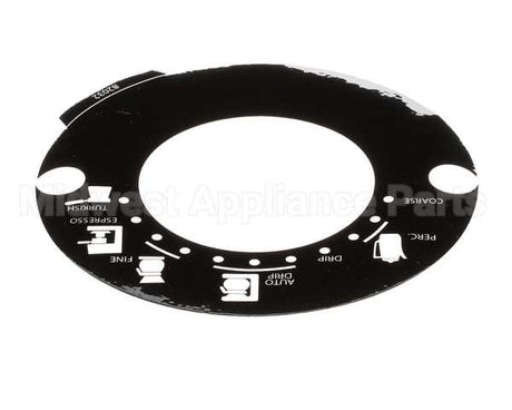 82032 Grindmaster Cecilware Decal, Grnd Sel 875 Blk