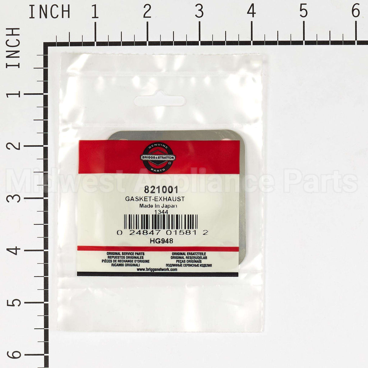 821001 Briggs & Stratton Gasket-Exhaust