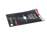 83162 Grindmaster Cecilware Decal, 250 Frnt