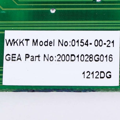 WR55X10354 GE Board Asm Temp Control