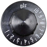 833220-11 Compatible Vulcan Knob 2-1/4 D, Off-10-1