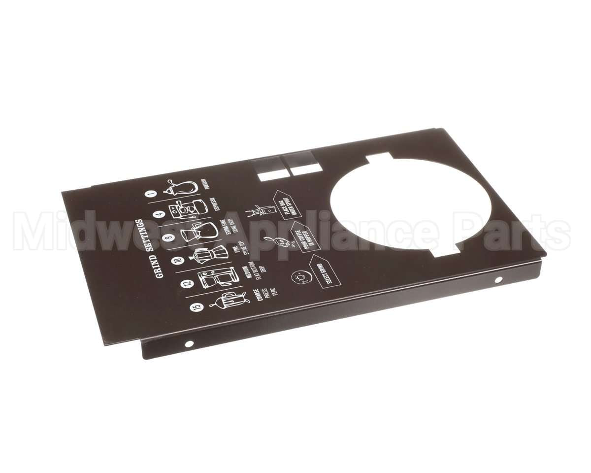 83363TS Grindmaster Cecilware Panel, Upper Front, Drk Brwn,S