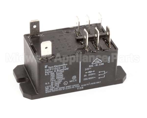 8074482 Frymaster Relay,2Pl 30A Dpdt 24Vdc Coil