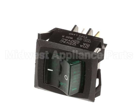 83554 Perfect Fry Switch, Rocker 250Vac Green