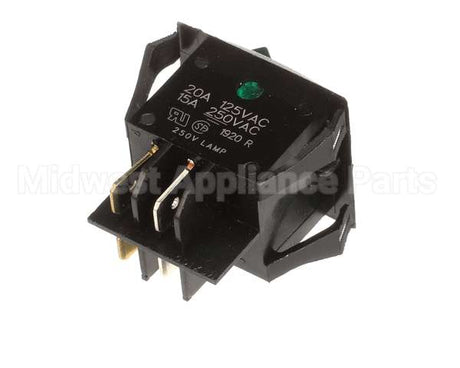 83554 Perfect Fry Switch, Rocker 250Vac Green