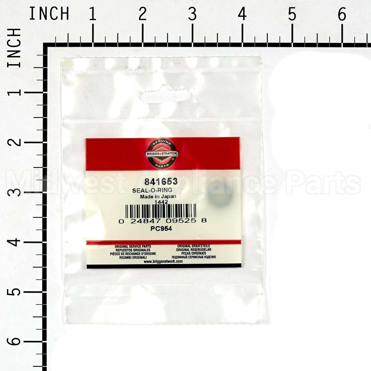 841653 Briggs & Stratton Seal-O-Ring