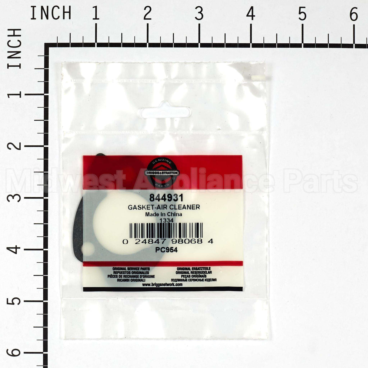 844931 Briggs & Stratton Gasket-Air Cleaner