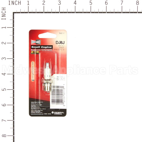 847-1 Champion Dj8J Sm Eng Plug Carded