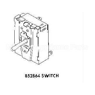852864 Whirlpool Switch-Rot