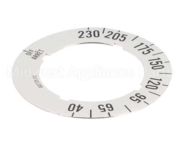 G02725-11 Garland Dial Insert (Off/40C/230C)