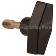 8700019 Compatible Univex Screw, Thumb (Black Knob)