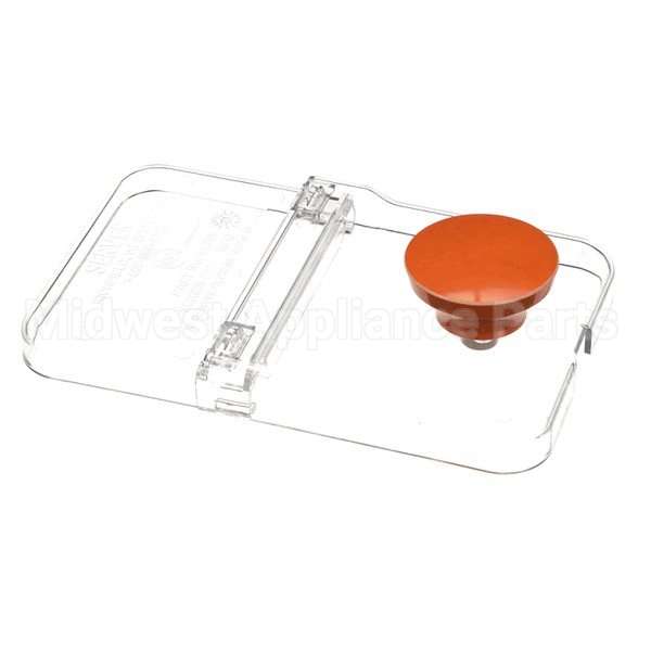 87257 Compatible Server Lid, Plstc, 1/9 Size, Orange Knob