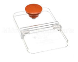 87257 Server Lid, Plstc, 1/9 Size, Orange Knob