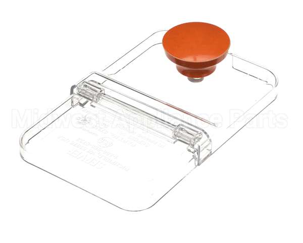 87257 Server Lid, Plstc, 1/9 Size, Orange Knob