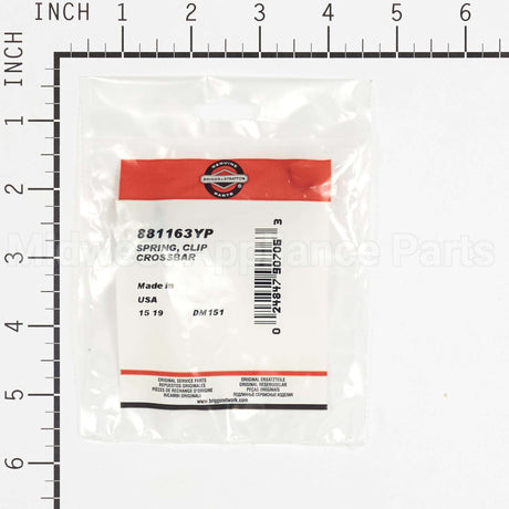 881163YP Briggs & Stratton Spring Clip Crossbar