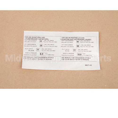 8837103 Compatible Apw Decal