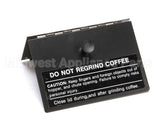 88704BK Grindmaster Cecilware Assembly, Lid, Bi-Fold, Black, 810