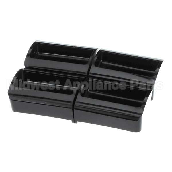 88732 Compatible Server Portiontray, .45 Fl Oz Blk, 4 Pack
