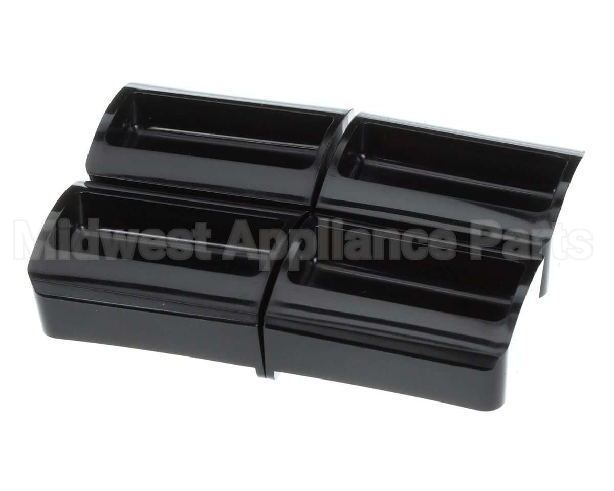 88732 Server Portion Tray, .45 Fl Oz Blk, 4 Pack