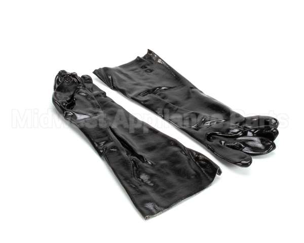 89-834 Prince Castle Gloves,Fryer,(Pair) 18In Blk P